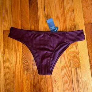 Abercrombie & Fitch Rich Burgundy Bikini Bottom